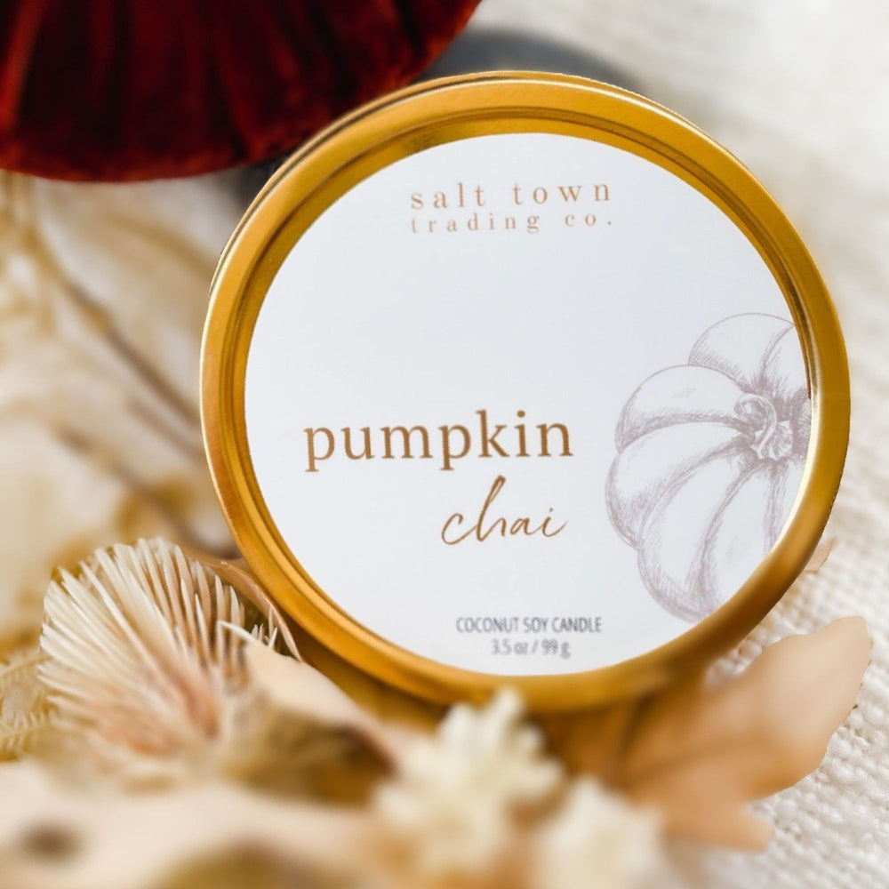 Pumpkin Chai Travel Tin